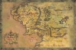 Plakát 61x91,5xm – The Lord of the Rings - Middle Earth - 