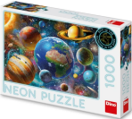 Puzzle 1000 Planety neon - 