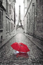 Plakát 61x91,5cm - Paris - Eiffel Tower Umbrella - 