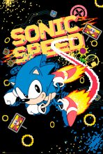 Plakát 61x91,5cm - Sonic the Hedgehog - Speed - 