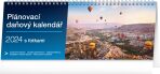Kalendář 2024 stolní: Plánovací daňový s fotkami, 33 × 12,5 cm - 