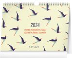 Týdenní plánovací kalendář Ptáčci s háčkem 2024 - 