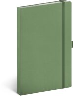 Notes Zelený, tečkovaný, 13 × 21 cm - 