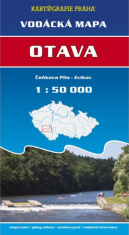 Vodácká mapa - Otava/Čeňkova pila - Zvíkov/1:50 tis. - 