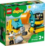 LEGO DUPLO 10931 Náklaďák a pásový bagr - 