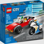LEGO City 60392 Honička auta s policejní motorkou - 