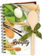 Kniha na recepty s vařečkou Spring - 