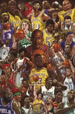 Plakát 61x91,5cm - Basketball Superstars - 