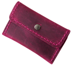 Kožená kapesní peněženka Barva kůže: Pull up Růžová (D219) - 