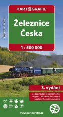 Železnice Česka 1 : 500 000 - 