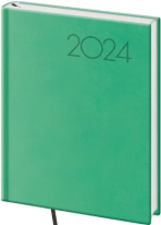 Diář 2024 denní B6 Print Pop - světle zelená - 