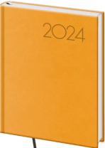 Diář 2024 denní B6 Print Pop - žlutá - 