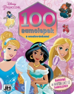 100 samolepek s omalovánkami - Disney Princezny - 