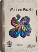 Dřevěné puzzle/Chobotnice A3 - 