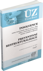 ÚZ 1556 Insolvence, Preventivní restrukturalizace - 