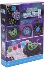 Malování kamínků Galaxie - 