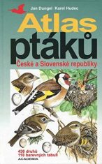 Atlas ptáků ČR a SR - Jan Dungel,Karel Hudec