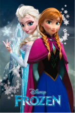 Plakát Ledové království - Sestry Anna a Elsa - 