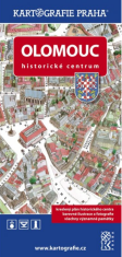 Olomouc - Historické centrum/Kreslený plán města - 