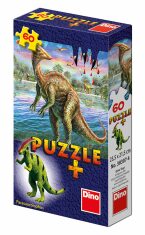 Dinosauři - puzzle 60 dílků + figurka - 