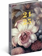 18měsíční diář Petito – Květiny 2024/2025, 11 × 17 cm - 