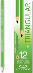 Grafitové tužky CONCORDE trojhranné č. 3 (H) - 