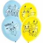Latexové balónky Pokémon, 6 ks - 