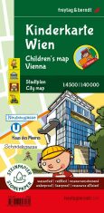 Vídeň 1:40 000 / dětská mapa města - 