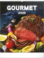 NOTIQUE Nástěnný kalendář Gourmet 2025, 48 x 56 cm - 