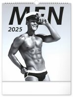 NOTIQUE Nástěnný kalendář Men 2025, 30 x 34 cm - 