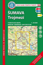 KČT 66 Šumava Trojmezí 1:50 000 Turistická mapa - 