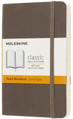 Moleskine - Zápisník měkký linkovaný hnědý S - 