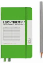 Zápisník Leuchtturm1917 Fresh Green Pocket linkovaný - 