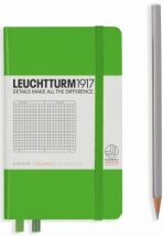 Zápisník Leuchtturm1917 Fresh Green Pocket čtverečkovaný - 