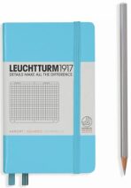 Zápisník Leuchtturm1917 Ice Blue Pocket čtverečkovaný - 