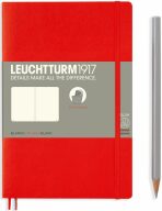 Zápisník Leuchtturm1917 Paperback Softcover Red čistý - 