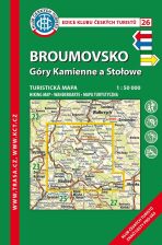 KČT 26 Broumovsko, Góry Kamienne a Stolowe1:50 000/turistická mapa - 