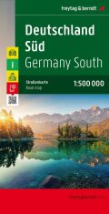 AK 0207 Německo jih 1:500 000 / silniční mapa - 
