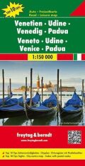 AK 0621 Benátky, Udine, Padova 1:150 000 / automapa + rekreační mapa (Defekt) - 