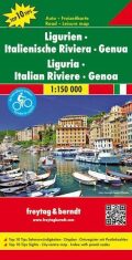 AK 0631 Ligurie - Italská riviéra - Janov 1:150 000 / automapa+ mapa volného času - 