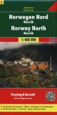 AK 0657 Norsko 3. sever Narvik 1:400 000 / automapa - 
