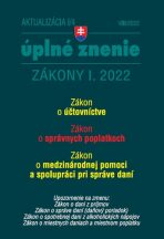 Aktualizácia I/4 2022 – daňové a účtovné zákony - 