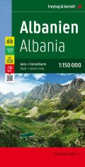 Albánie 1:150 000 / silniční mapa + rekreační mapa - 