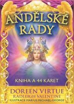 Andělské rady - Kniha a 44 karet - Doreen Virtue, ...
