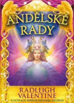 Andělské rady - kniha a 44 karet (lesklé) - Radleigh Valentine