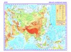 Asie Obecně zeměpisná mapa - 