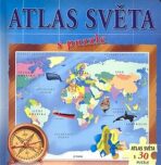 Atlas světa s puzzle - 