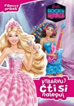 Barbie Rock ´n Royals Vybarvuj čti si nalepuj - Mattel
