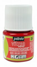 Barva na sklo Vitrea 45ml – 04 červená pepper - 