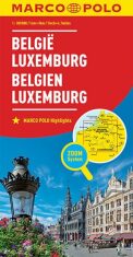 Belgie, Lucembursko 1:300T / mapa (ZoomSystem) MD - 